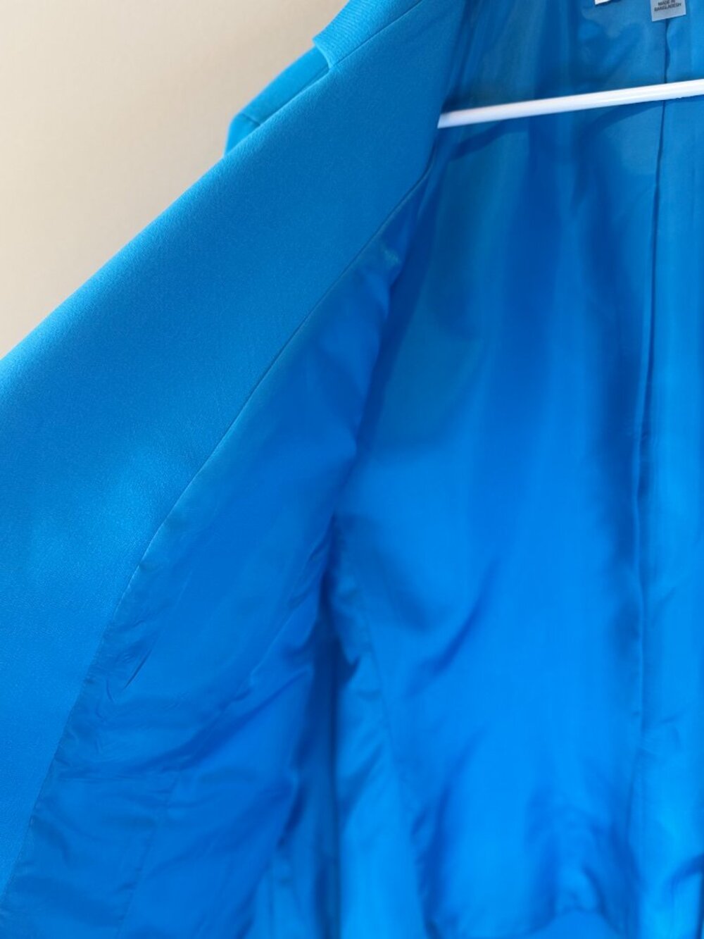 Jones Studio Blazer Womens 2X Blue Open Front Classy Professional Work Jacket - Picture 4 of 10